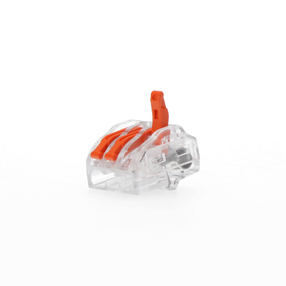 CONECTOR EMPALME 2 TOMAS DE 0,75A 2,5mm , 5 uds