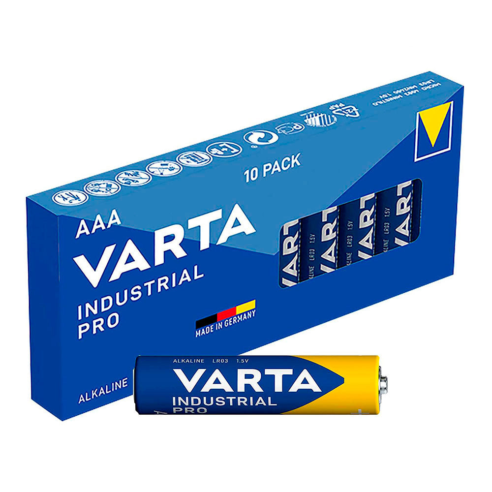 VARTA PILA ALKALINA INDUSTRIAL PRO AA - LR06 CAJA 10 uds Ø14,5 x 50,5 mm