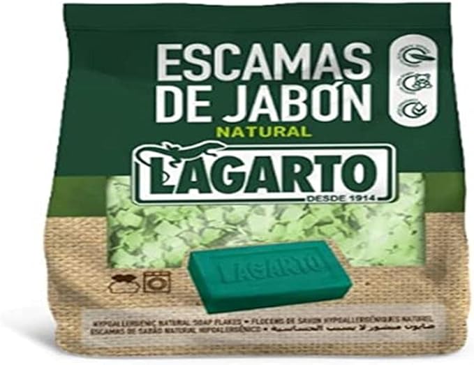 JABÓN VERDE EN ESCAMAS LAGARTO