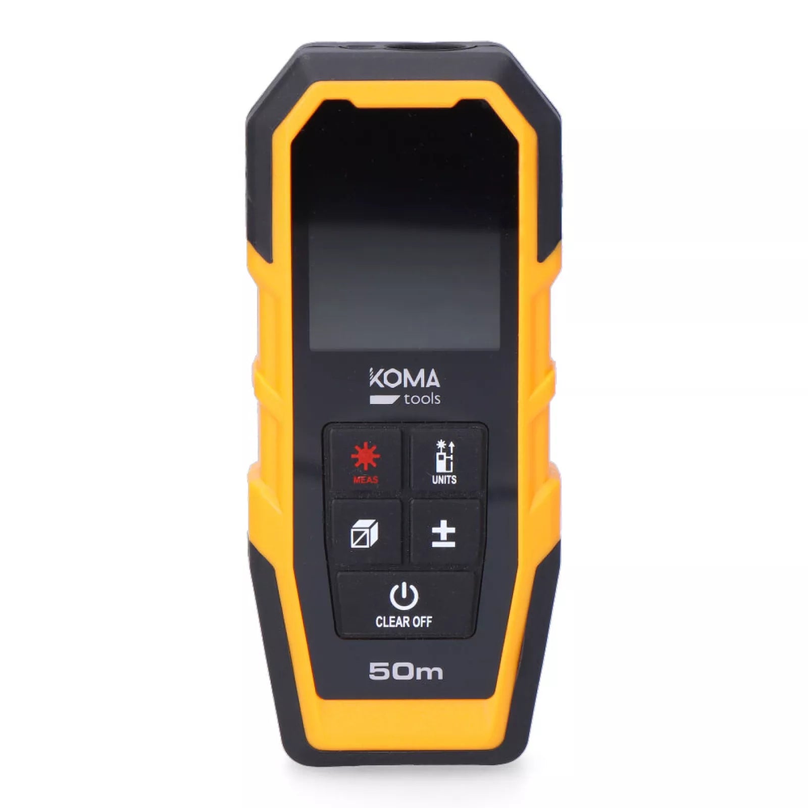 KOMA TOOLS MEDIDOR LÁSER CON FUNDA 5,2 x 2,4 x 12,3 cm