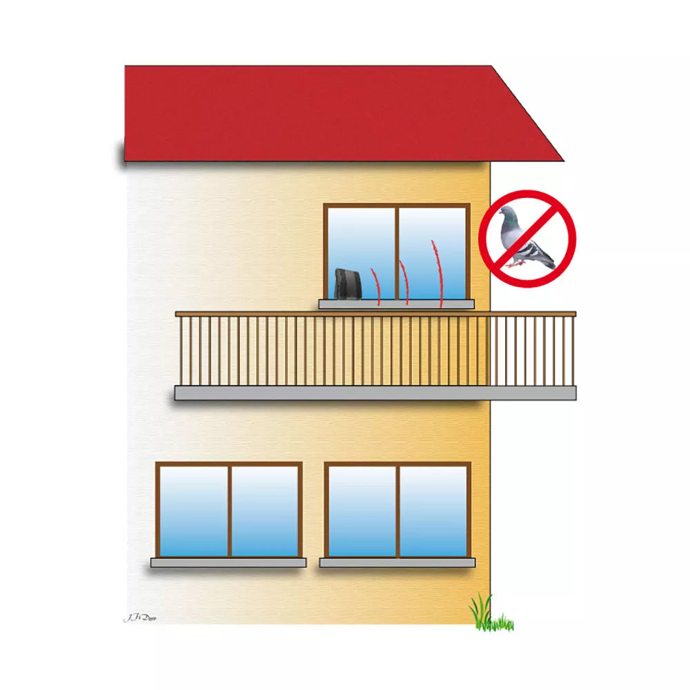 WEITECH AHUYENTADOR SONORO ESPECIAL PARA PALOMAS