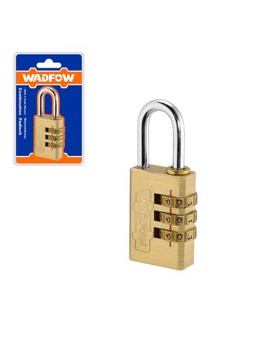 CANDADO COMBINACIÓN 3 DÍGITOS 20MM