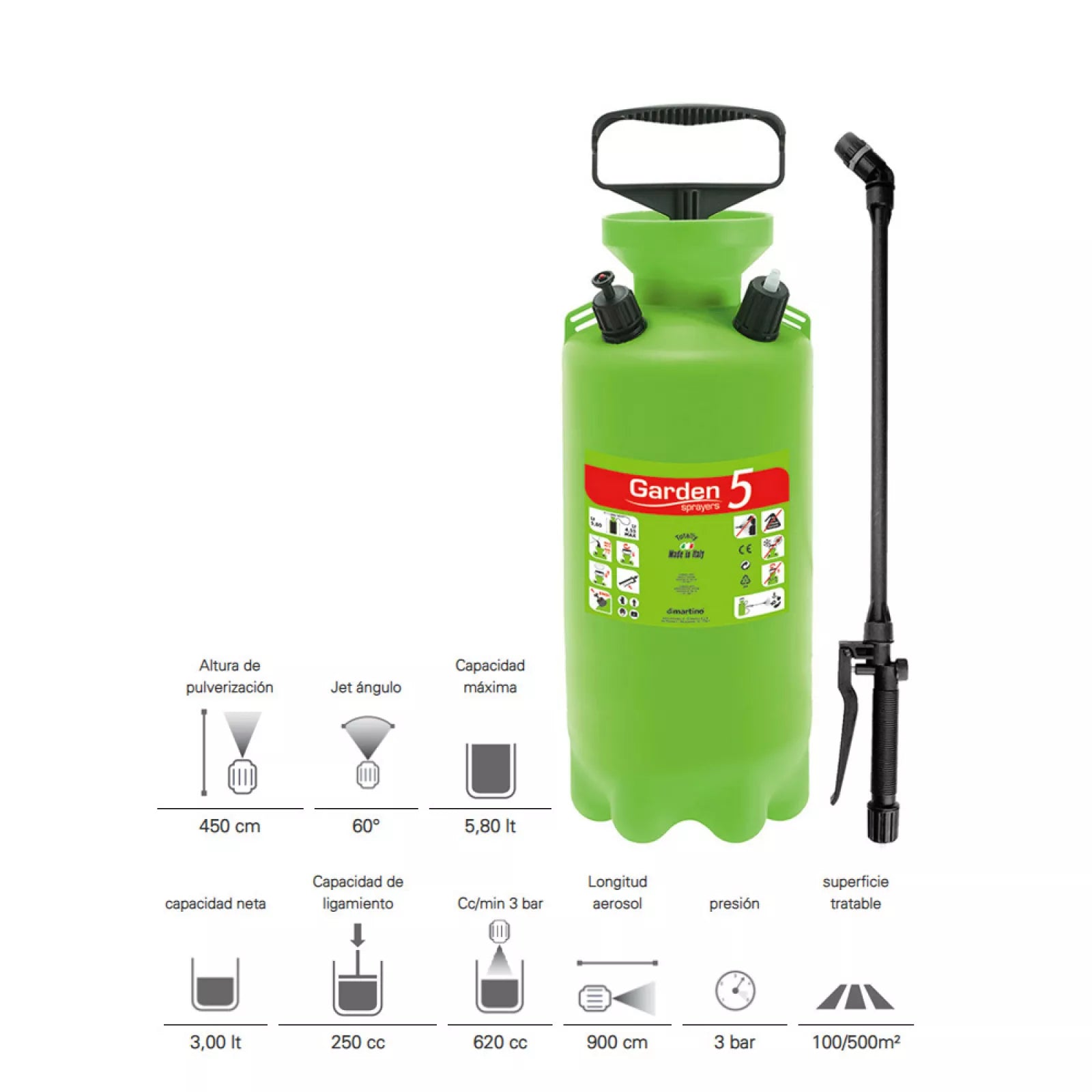 DIMARTINO PULVERIZADOR / VAPORIZADOR 5 L