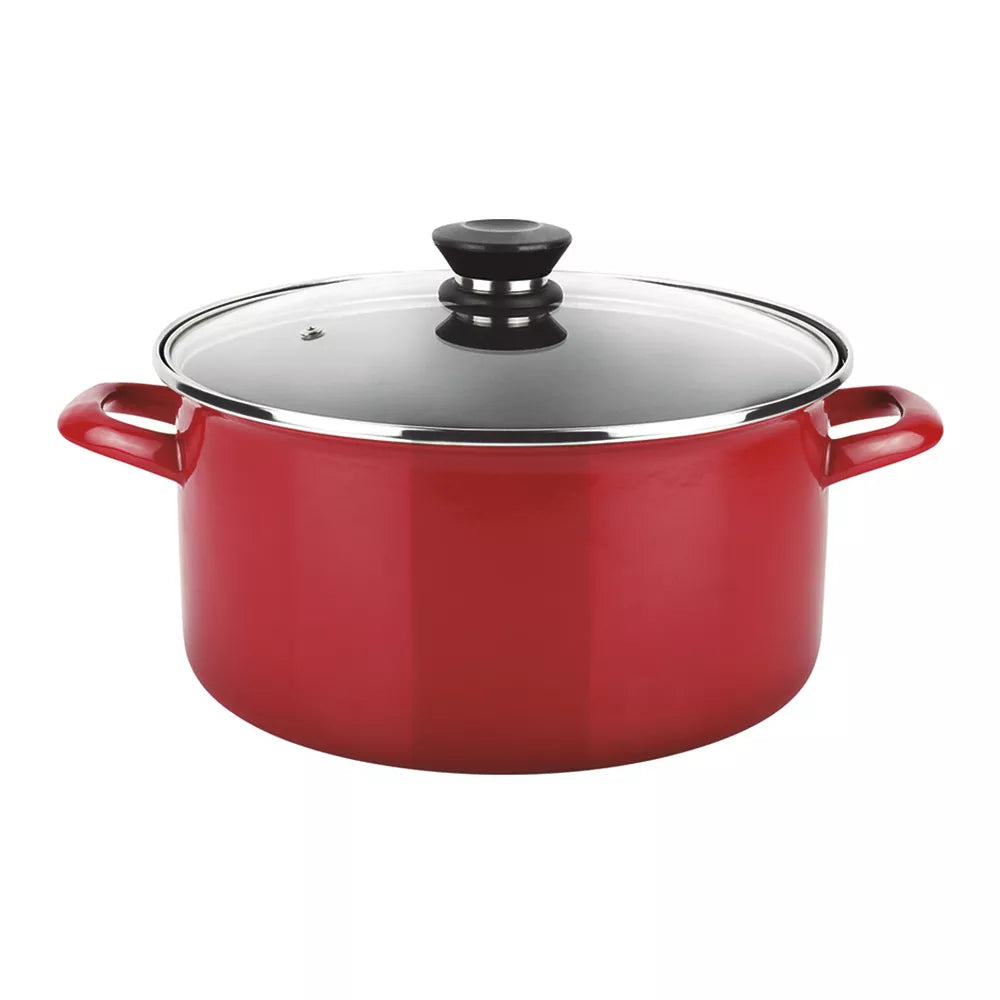 FAGOR OLLA OPTIMAX + TAPA ROJA ACERO AISI 430