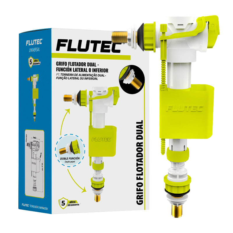 GRIFO DUAL FLUTEC PARA CISTERNA
