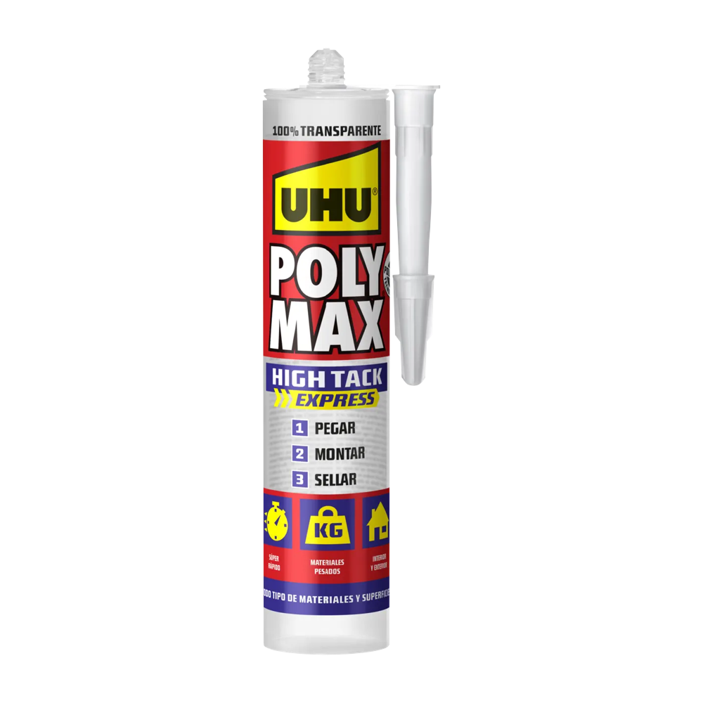 Poly Max® High Tack Express Transparente