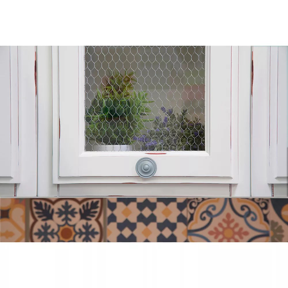 BLISTER CON 4 POMOS REDONDOS PARA MUEBLE FABRICADO EN ZAMAK ACABADO GRIS CENIZA MOD. 3110 Ø35mm