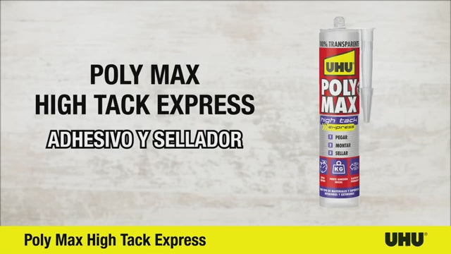 Poly Max® High Tack Express Transparente